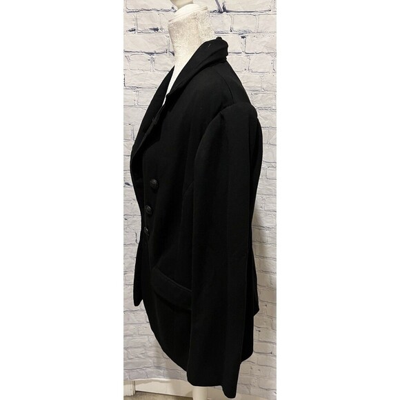 Lane Bryant - The Bryant Blazer Jacket Long Sleeve  Black Stretch Plus Size 24 - Picture 4 of 8